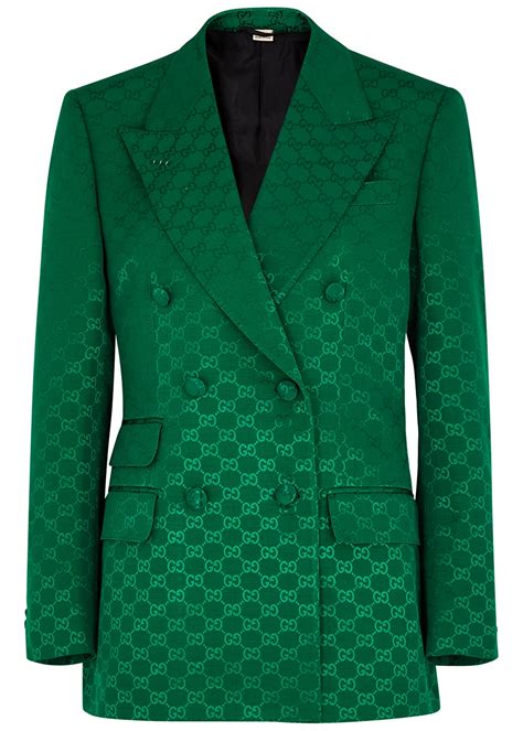 green gucci suit cost|gucci green blazer.